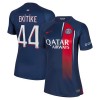Camisola Paris Saint-Germain 2023-24 Ekitike 44 Mulher Equipamento Principal Manga Curta